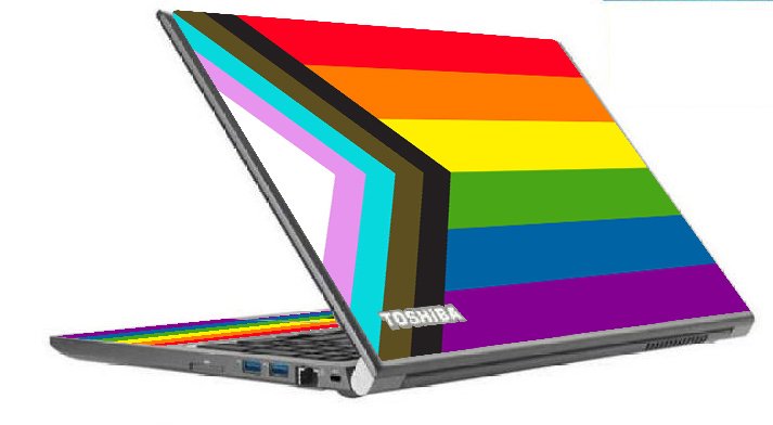 Toshiba Tecra Z40-A PROGRESSIVE PRIDE FLAG Laptop Skin