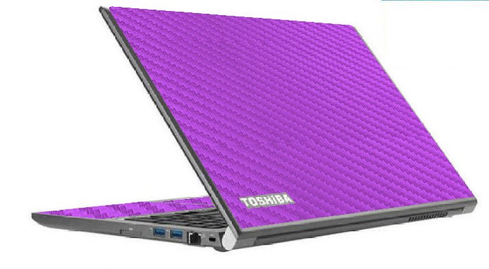 Toshiba Tecra Z40-A PURPLE CARBON FIBER Laptop Skin