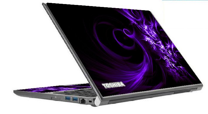 Toshiba Tecra Z50-A PURPLE SPIRAL Laptop Skin