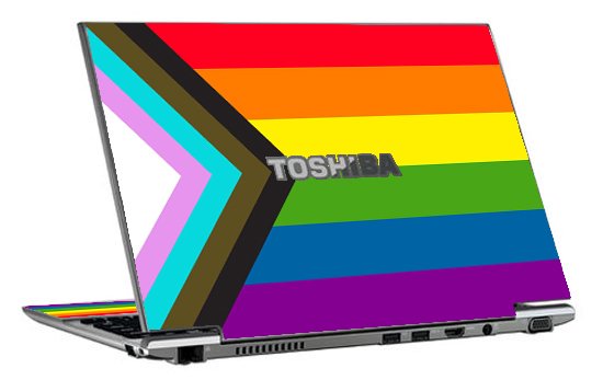 Toshiba Z930 PROGRESSIVE PRIDE FLAG Laptop Skin