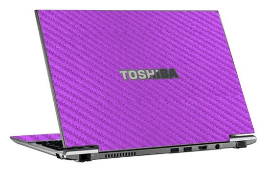 Toshiba Z930 PURPLE CARBON FIBER Laptop Skin