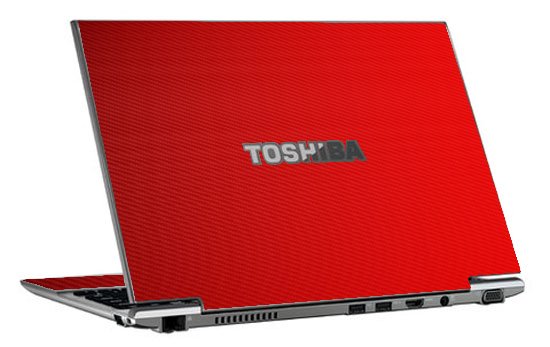 Toshiba Z930 RED CARBON FIBER Laptop Skin