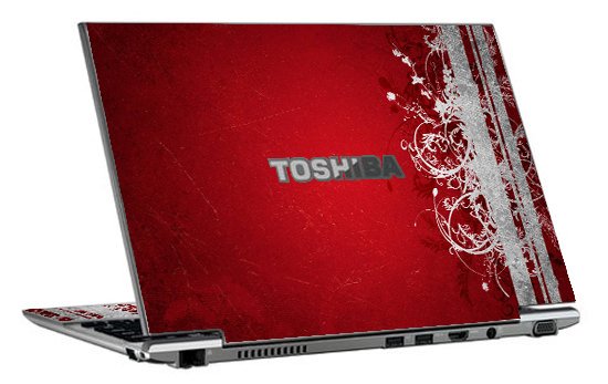 Toshiba Z930 RED GRUNGE Laptop Skin