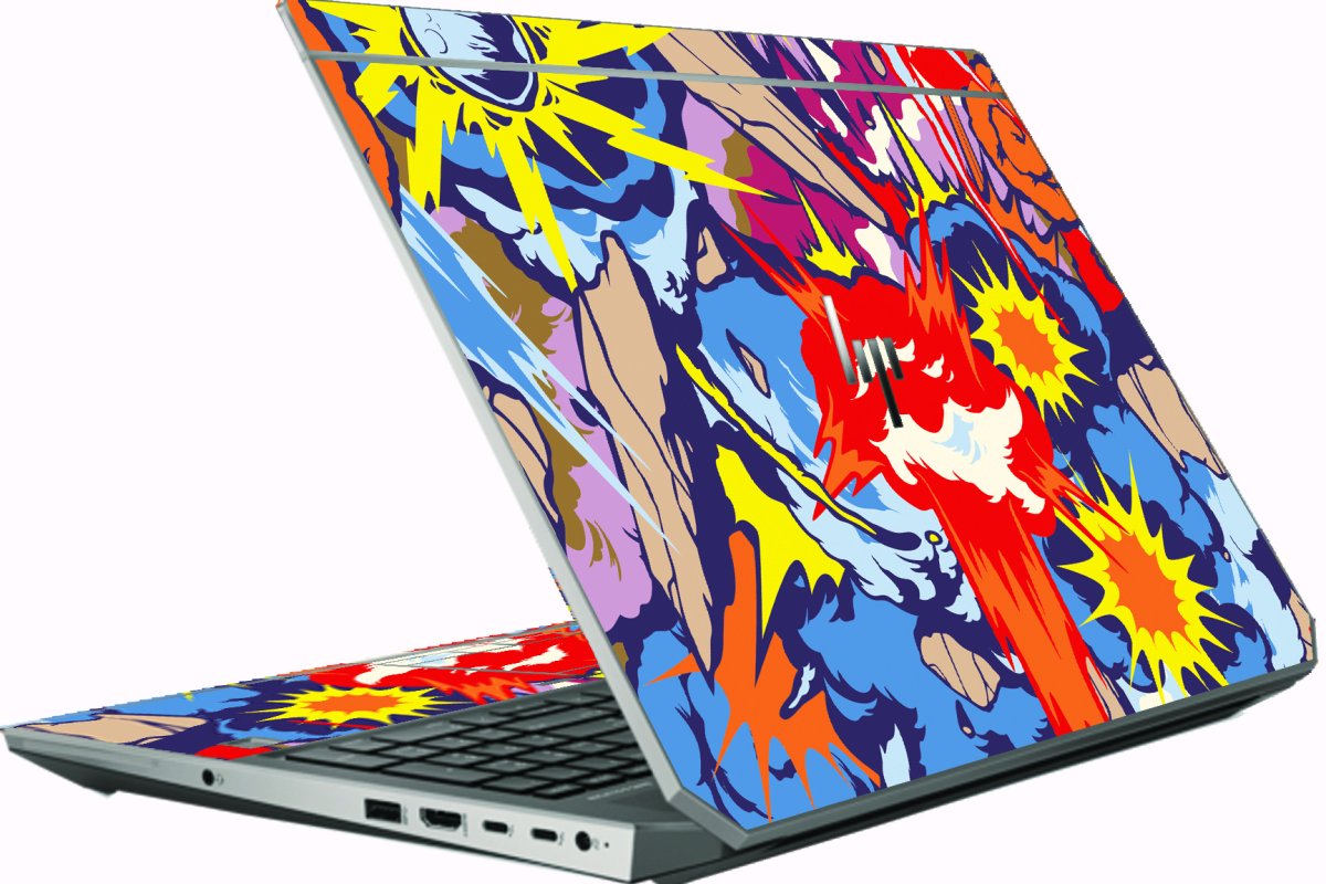 HP ZBook 15 G5 COMIC EXPLOSIONS Laptop Skin