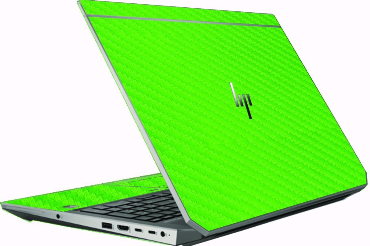 HP ZBook 15 G5 GREEN CARBON FIBER Laptop Skin