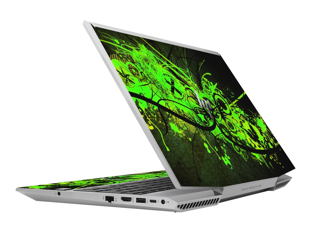HP ZBook 15V G5 Mobile Workstation GRAFFITI GREEN Laptop Skin