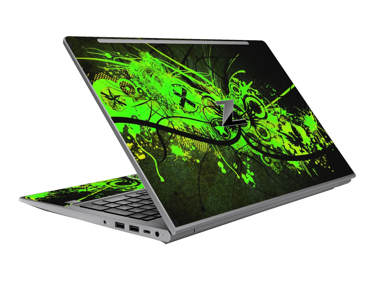 HP ZBook Power G9 Mobile Workstation GRAFFITI GREEN Laptop Skin