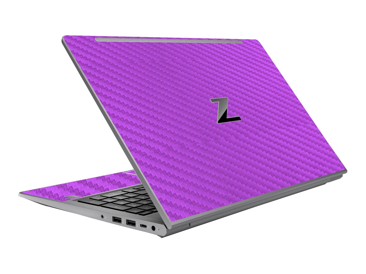 HP ZBook Power G9 Mobile Workstation PURPLE CARBON FIBER Laptop Skin