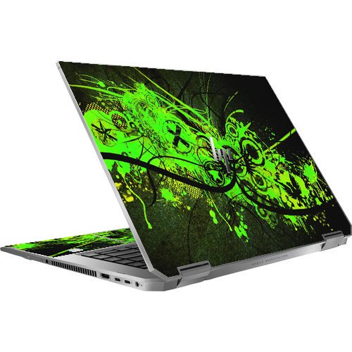 HP ZBook Studio X360 G5 Mobile Workstation GRAFFITI GREEN Laptop Skin