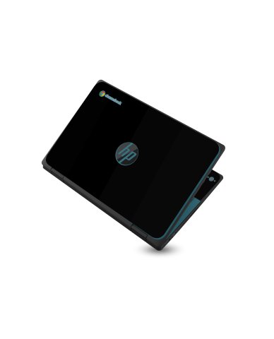 HP Chromebook X360 11 G3 EE BLACK Laptop Skin