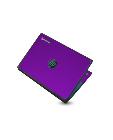 HP Chromebook X360 11 G3 EE CHROME PURPLE Laptop Skin