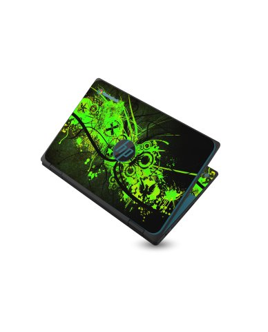 HP Chromebook X360 11 G3 EE GRAFFITI GREEN Laptop Skin
