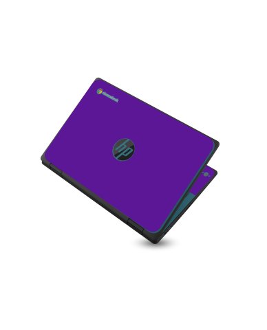 HP Chromebook X360 11 G3 EE PURPLE Laptop Skin