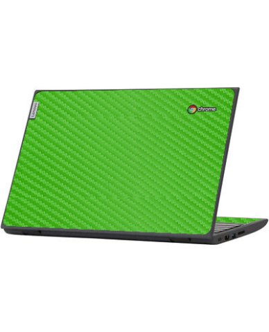 IBM/Lenovo Chromebook 100E G2 AST GREEN CARBON FIBER Laptop Skin