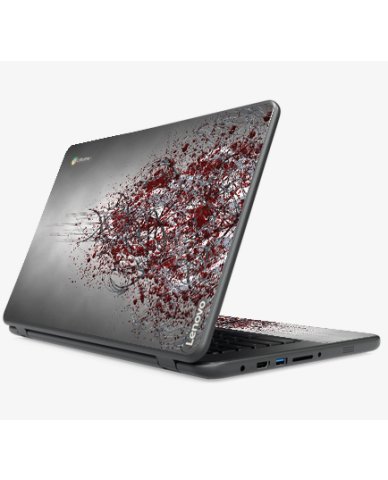 IBM/Lenovo Chromebook 100e TRIBAL GRUNGE Laptop Skin