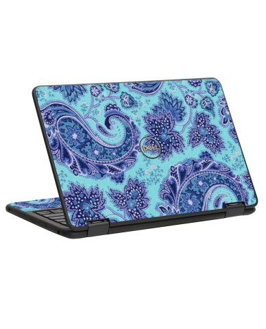 Dell Latitude 11 3190 2-in-1 BLUE PAISLEY Laptop Skin