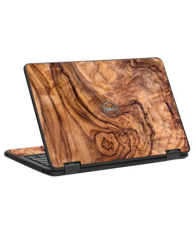 Dell Chromebook 11 5190 OLIVE WOOD Laptop Skin
