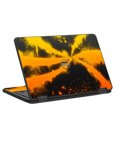 Dell Chromebook 11 5190 ORANGE TWIST Laptop Skin