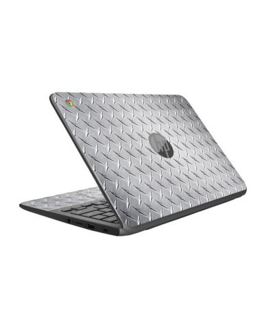 HP Chromebook 11 G6 EE DIAMOND PLATE Laptop Skin