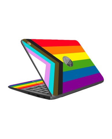 HP Chromebook 11 G6 EE PROGRESSIVE PRIDE FLAG Laptop Skin