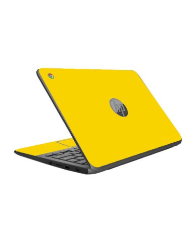 HP Chromebook 11 G6 EE YELLOW Laptop Skin