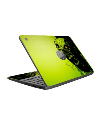 HP Chromebook 11 G6 EE ZOMBIE FACE Laptop Skin