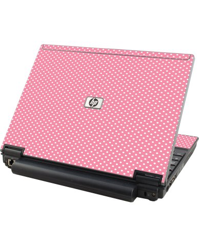 Retro Salmon Polka HP Elitebook 2530P Laptop Skin