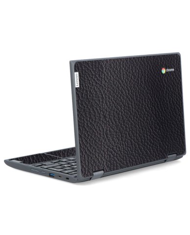 IBM/Lenovo Chromebook 300e G2 MTR BLACK LEATHER Laptop Skin