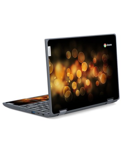 IBM/Lenovo Chromebook 300e G2 AST BOKEH FIREFLY Laptop Skin
