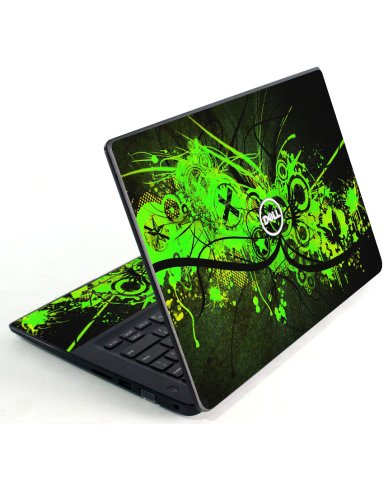 Dell Latitude 3420 GRAFFITI GREEN Laptop Skin