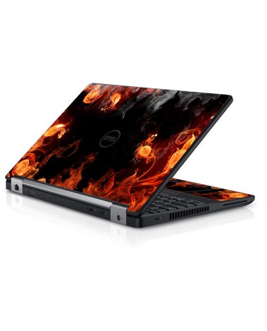Dell Precision 3510 3520 3530 FIRE FLORA Laptop Skin