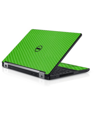 Dell Precision 3510 3520 3530 GREEN CARBON FIBER Laptop Skin