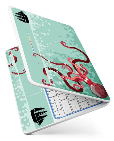HP Chromebook 11 1101 KRACKEN ATTACK Laptop Skin