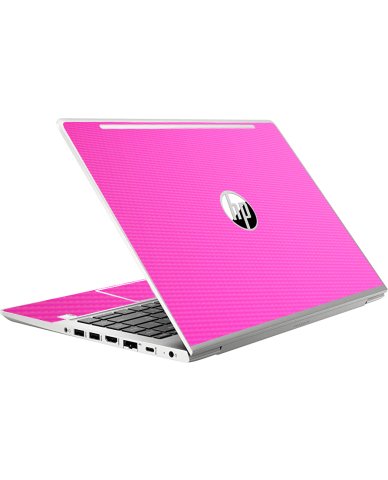 HP ProBook 445 G8 PINK CARBON FIBER Laptop Skin