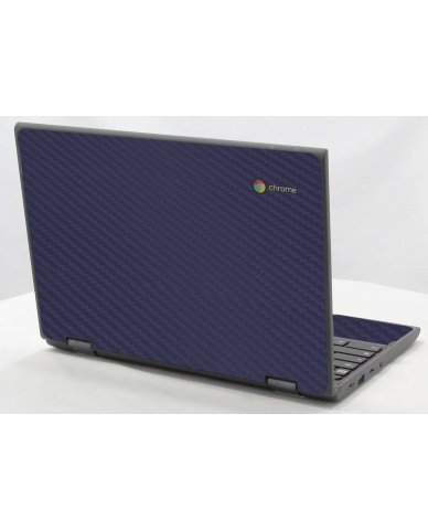 IBM/Lenovo Chromebook 500e G1  BLUE CARBON FIBER Laptop Skin
