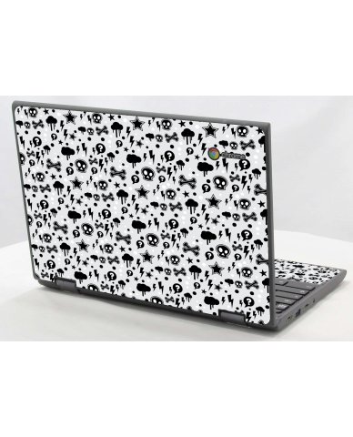 IBM/Lenovo Chromebook 500e G1  PUNK ROCK PATTERN Laptop Skin