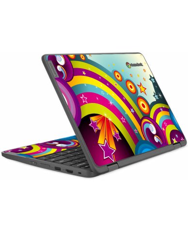 IBM/Lenovo Chromebook 500e Yoga G4 FRANKLY FUN Laptop Skin