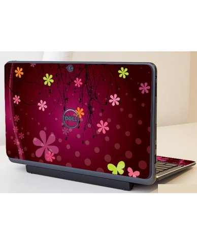 Dell Latitude 5175 RETRO PINK FLOWERS Laptop Skin