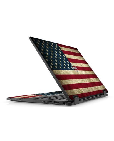 Dell Latitude 5289 AMERICAN FLAG Laptop Skin