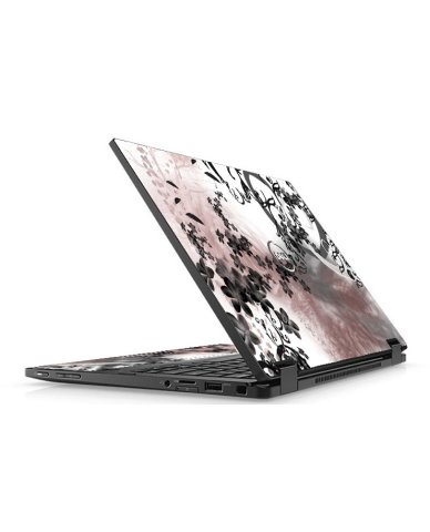 Dell Latitude 5289 FLOWERS AND UMBRELLAS Laptop Skin