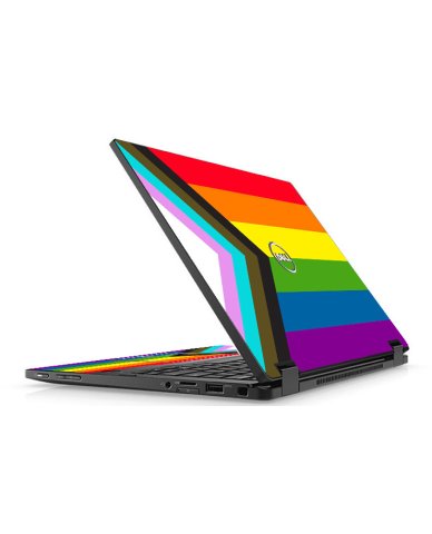 Dell Latitude 5289 PROGRESSIVE PRIDE FLAG Laptop Skin