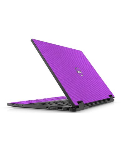 Dell Latitude 5289 PURPLE CARBON FIBER Laptop Skin
