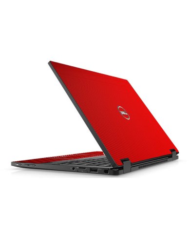 Dell Latitude 5289 RED CARBON FIBER Laptop Skin