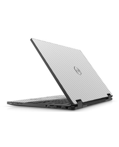 Dell Latitude 5289 WHITE CARBON FIBER Laptop Skin