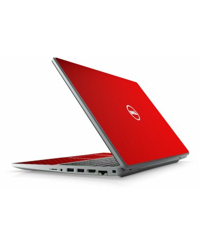 Dell Latitude 5520 / 5521 RED CARBON FIBER Laptop Skin