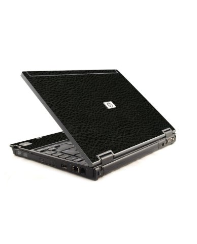 Black Leather HP Compaq 6910P Laptop Skin