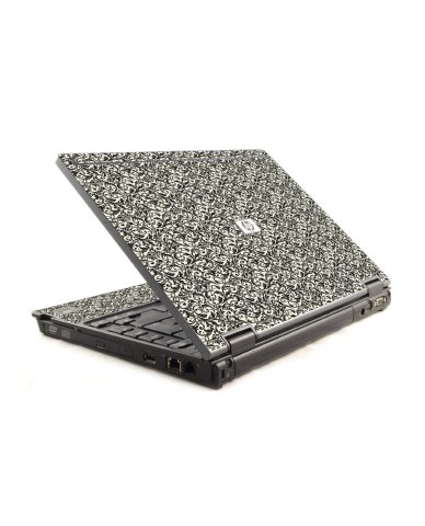 Black Versailles HP Compaq 6910P Laptop Skin