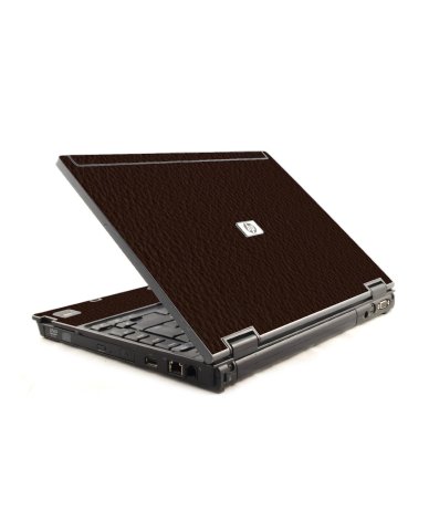 Brown Leather HP Compaq 6910P Laptop Skin