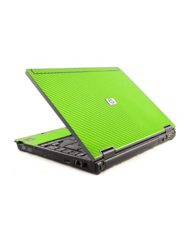 Green Carbon Fiber HP Compaq 6910P Laptop Skin