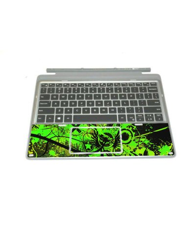 Dell Latitude 7200 2 in 1 GRAFFITI GREEN Laptop Skin